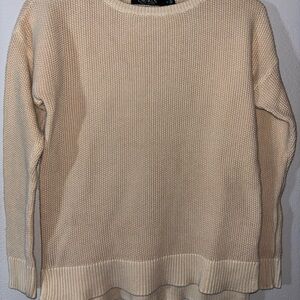 Ralph Lauren Women's Beige Crew Neck Sweater